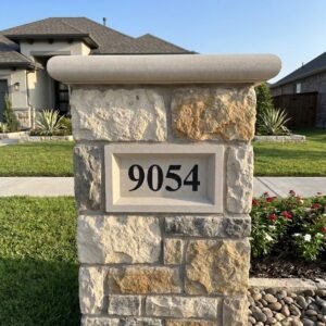 9x16 recessed address plaque